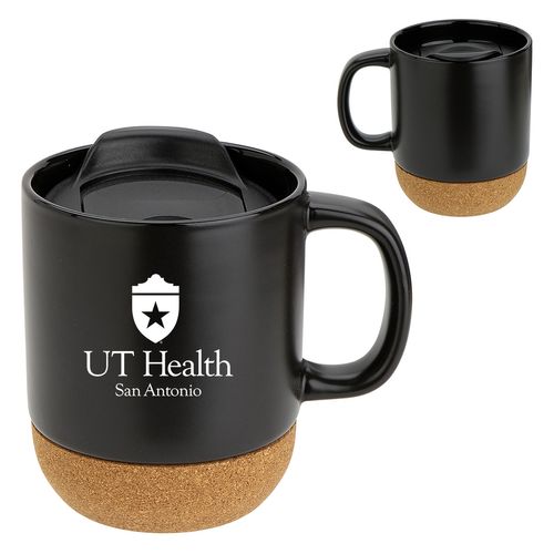 Balsamo 12 oz Ceramic Mug with Cork Base image thumbnail