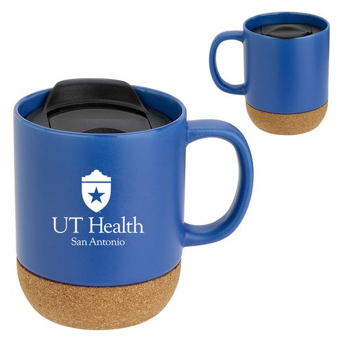 Balsamo 12 oz Ceramic Mug with Cork Base image thumbnail