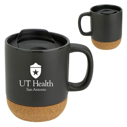 Balsamo 12 oz Ceramic Mug with Cork Base image thumbnail