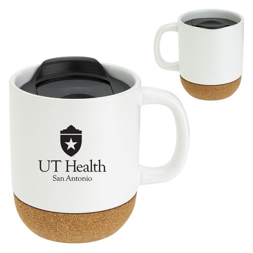 Balsamo 12 oz Ceramic Mug with Cork Base image thumbnail