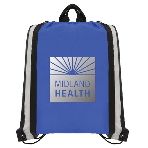 Klondike - Drawstring Backpack - 210D Polyester - Metallic imprint image thumbnail