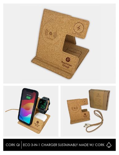 Cork Qi 3-in-1 Tech Charger image thumbnail
