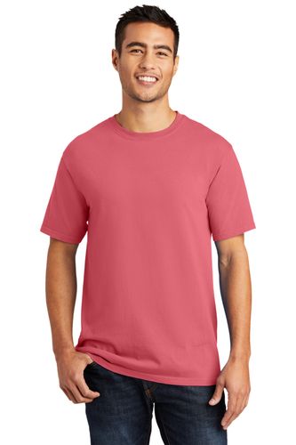 Port & Co Unisex Beach Wash Tee - Embroidered Logo image thumbnail