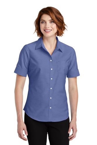 Port Authority Ladies Short Sleeve Oxford Shirt image thumbnail