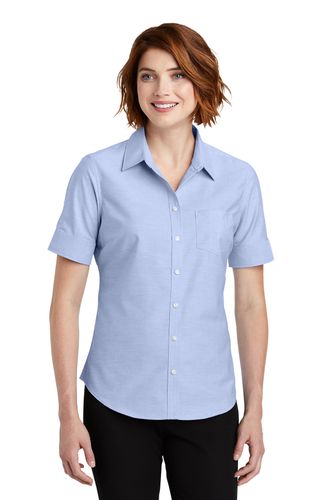 Port Authority Ladies Short Sleeve Oxford Shirt image thumbnail