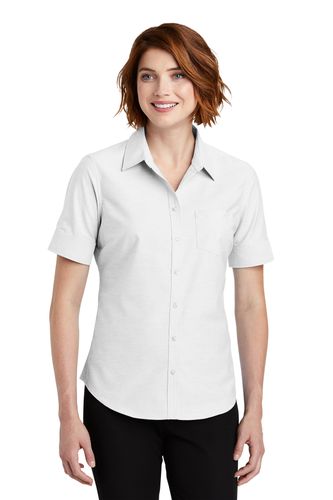 Port Authority Ladies Short Sleeve Oxford Shirt image thumbnail