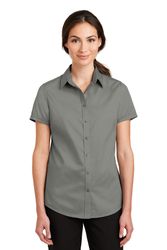 Image of Port Authority Ladies Short Sleeve Twill Shirt