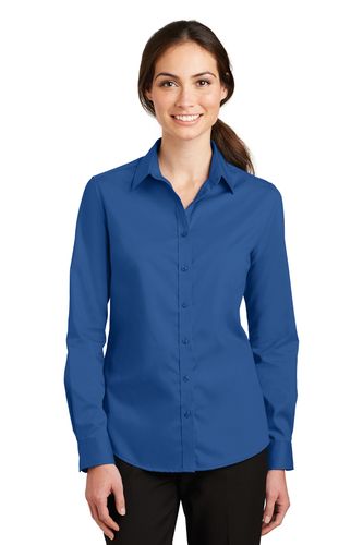 Port Authority Ladies Long Sleeve Twill Shirt image thumbnail