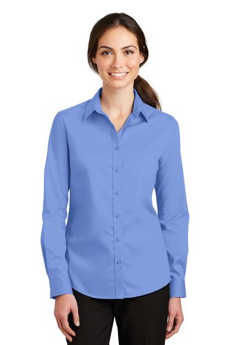 Port Authority Ladies Long Sleeve Twill Shirt image thumbnail
