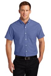 Image of Port Authority Short Sleeve Oxford Shirt