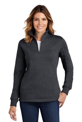 Sport-Tek Ladies 1/4-Zip Fleece Sweatshirt image thumbnail