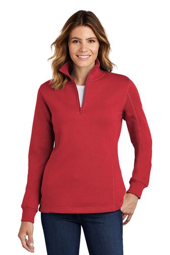 Sport-Tek Ladies 1/4-Zip Fleece Sweatshirt image thumbnail