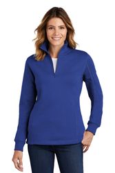 Image of Sport-Tek Ladies 1/4-Zip Fleece Sweatshirt