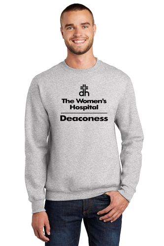 Port & Company Fleece Crewneck - Full Front TWH Print image thumbnail