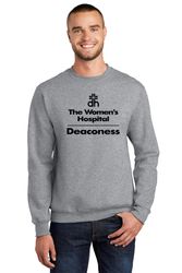 Image of Port & Company Fleece Crewneck - Full Front TWH Print