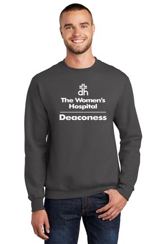 Port & Company Fleece Crewneck - Full Front TWH Print image thumbnail