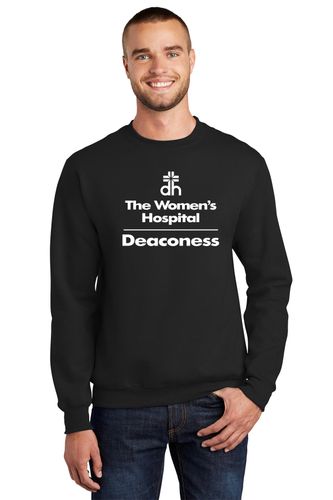 Port & Company Fleece Crewneck - Full Front TWH Print image thumbnail