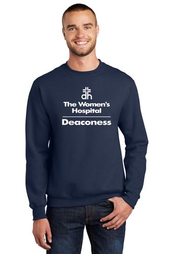 Port & Company Fleece Crewneck - Full Front TWH Print image thumbnail