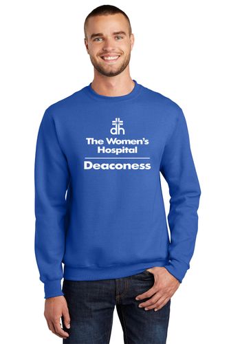 Port & Company Fleece Crewneck - Full Front TWH Print image thumbnail