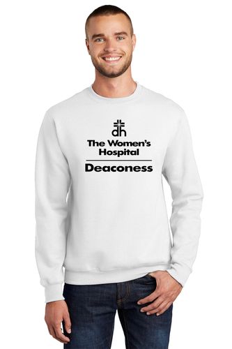Port & Company Fleece Crewneck - Full Front TWH Print image thumbnail
