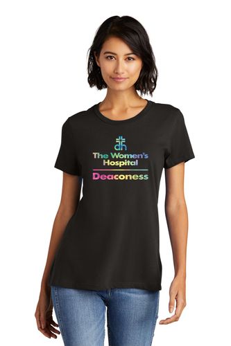 District Women's Short Sleeve Tee - Full Front TWH Tie-Dye Print image thumbnail