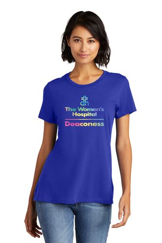 District Women's Short Sleeve Tee - Full Front TWH Tie-Dye Print image thumbnail