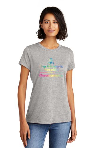 District Women's Short Sleeve Tee - Full Front TWH Tie-Dye Print image thumbnail
