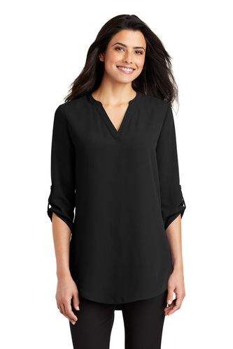 Port Authority Ladies 3/4-Sleeve Tunic Blouse image thumbnail