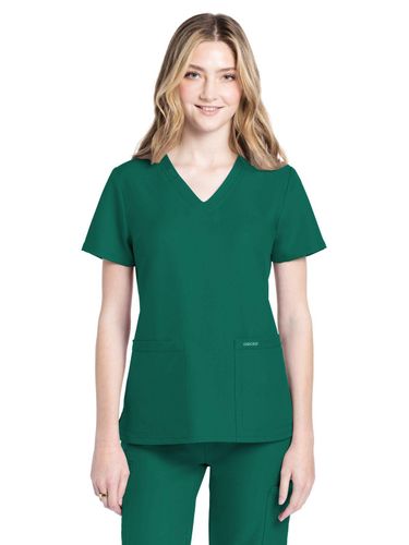 Cherokee Workwear Women's 2-Pocket V-Neck image thumbnail