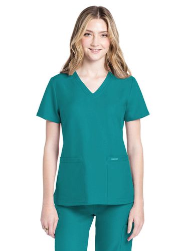 Cherokee Workwear Women's 2-Pocket V-Neck image thumbnail
