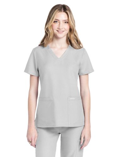 Cherokee Workwear Women's 2-Pocket V-Neck image thumbnail