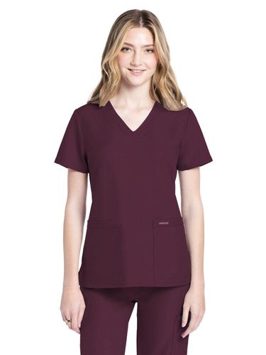 Cherokee Workwear Women's 2-Pocket V-Neck image thumbnail