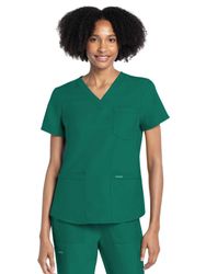 Image of Cherokee Workwear Women's 3-Pocket V-Neck
