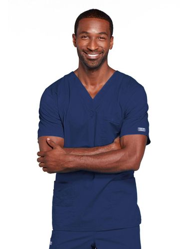 Cherokee Core Stretch Unisex Four-Pocket V-Neck image thumbnail