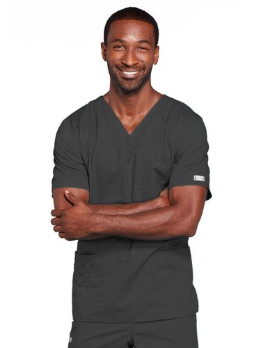 Cherokee Core Stretch Unisex Four-Pocket V-Neck image thumbnail