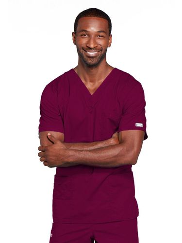 Cherokee Core Stretch Unisex Four-Pocket V-Neck image thumbnail