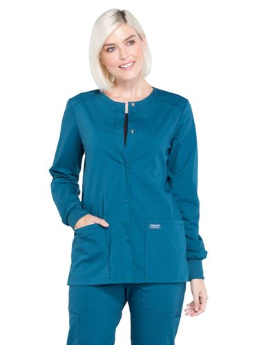 Cherokee Professionals Women's Snap Front Jacket image thumbnail