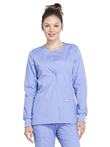 Cherokee Professionals Women's Snap Front Jacket image thumbnail