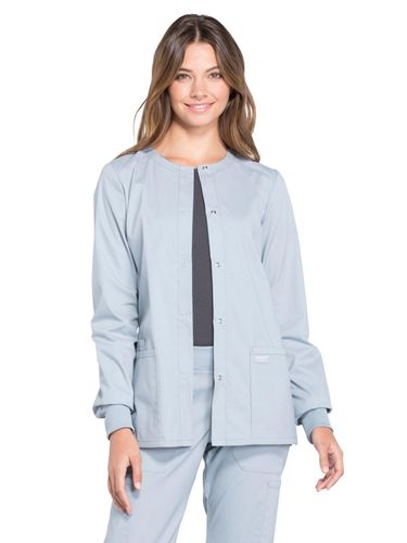 Cherokee Professionals Women's Snap Front Jacket image thumbnail