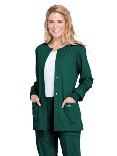Cherokee Professionals Women's Snap Front Jacket image thumbnail