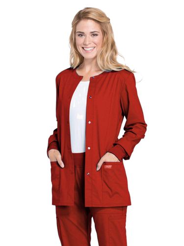 Cherokee Professionals Women's Snap Front Jacket image thumbnail