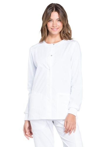 Cherokee Professionals Women's Snap Front Jacket image thumbnail