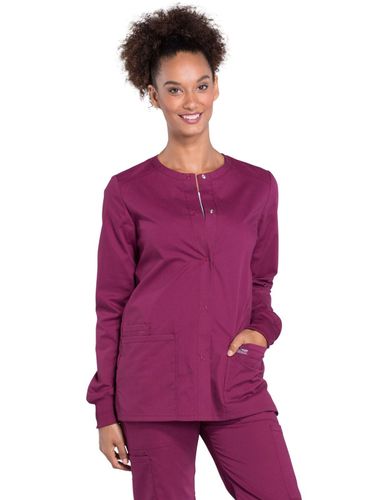 Cherokee Professionals Women's Snap Front Jacket image thumbnail
