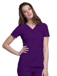 Image of Cherokee iFlex Women's Knit Panel V-Neck