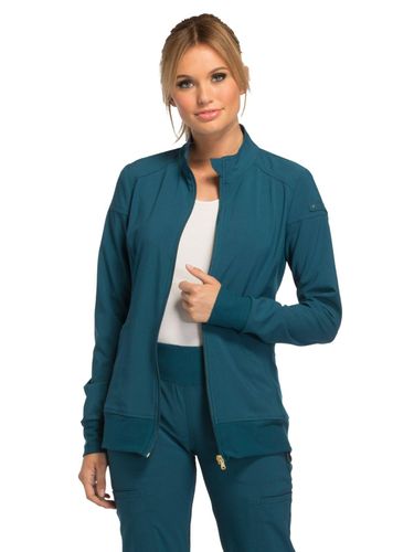 Cherokee iFlex Ladies 2 Pocket Zip Front Jacket image thumbnail
