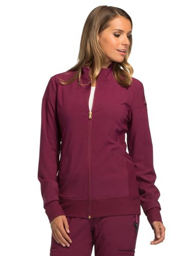 Cherokee iFlex Ladies 2 Pocket Zip Front Jacket image thumbnail