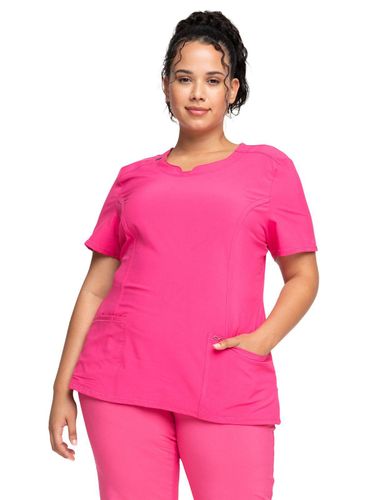 Infinity Women's Stretch Panel Round Neck Top image thumbnail