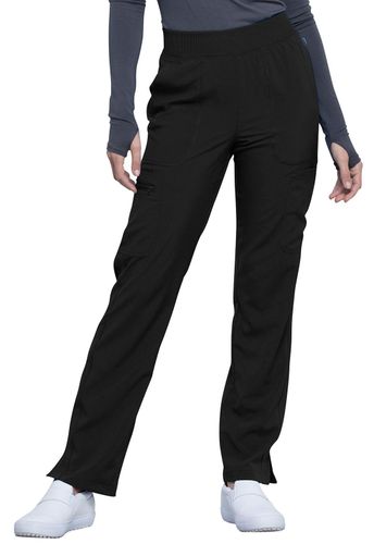 Infinity Women's Mid Rise Knit Waistband Pant image thumbnail