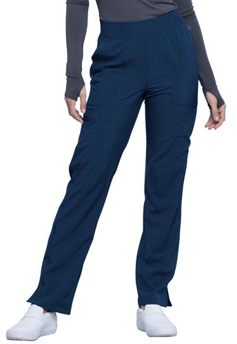 Infinity Women's Mid Rise Knit Waistband Pant image thumbnail