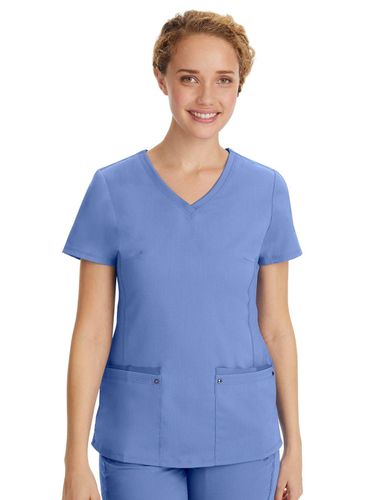 Healing Hands Purple Label Women's Stylish V-Neck image thumbnail
